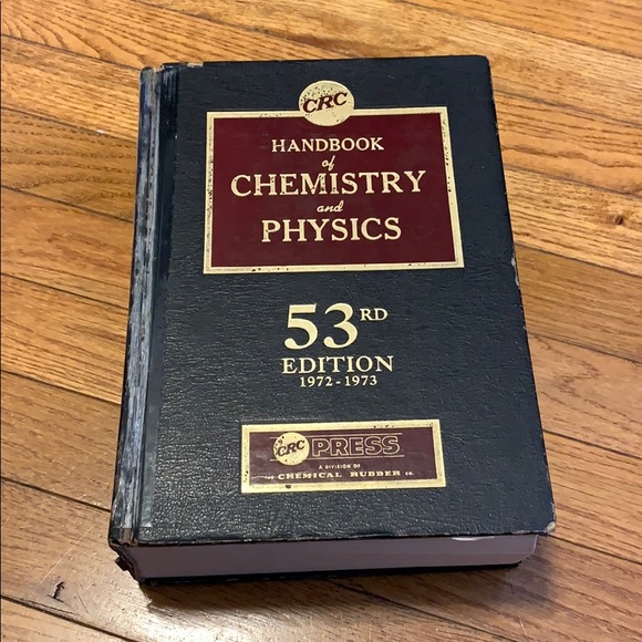 Accents Crc Handbook Of Chemistry And Physics 1972 Poshmark